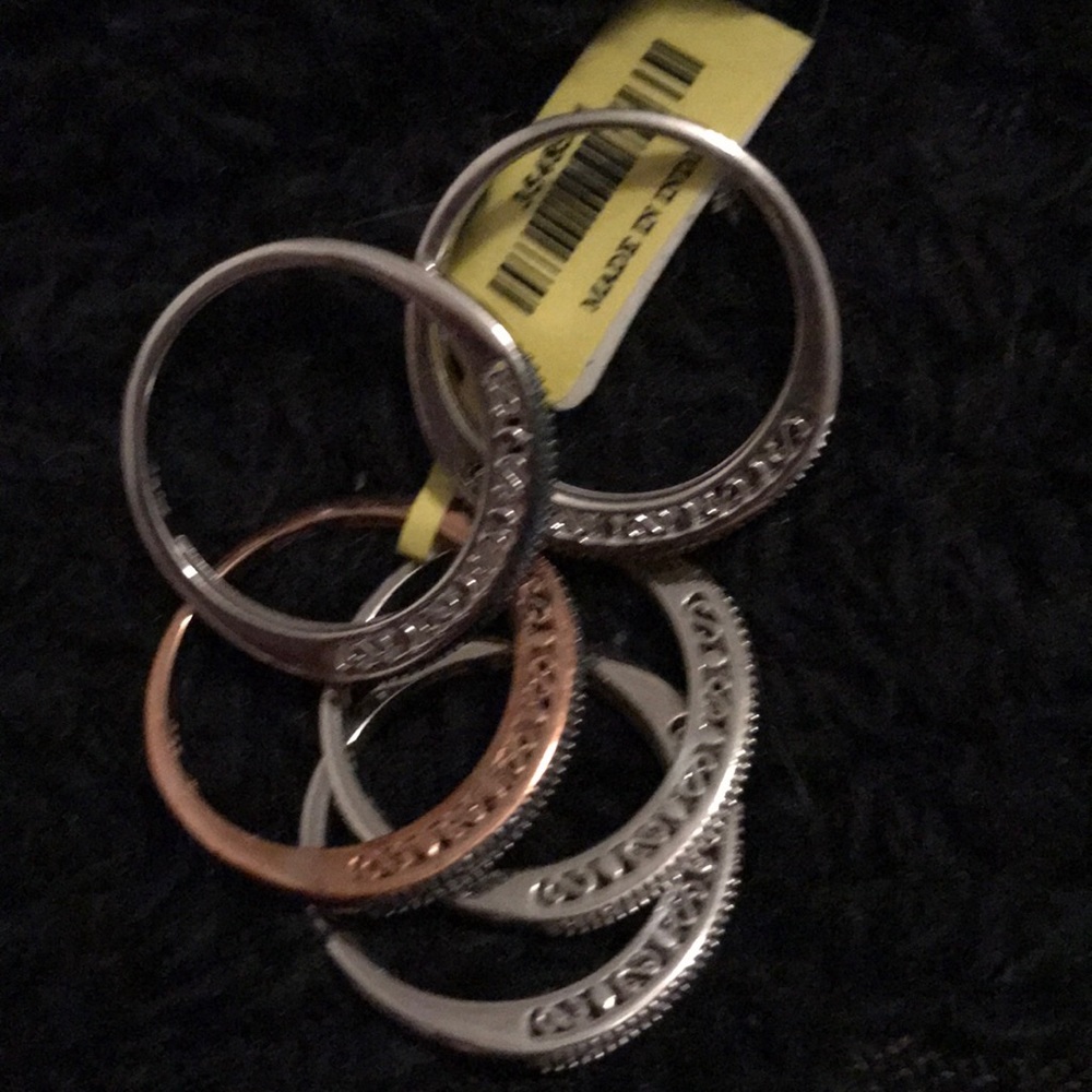 SET OF 5 GENUINE DIAMOND RINGS!! - Picture 8 of 9